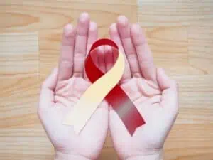 oral cancer awareness ribbon